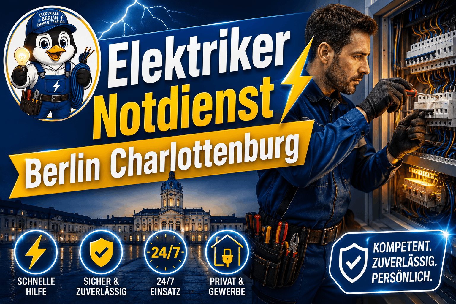 Elektriker Notdienst Berlin Charlottenburg