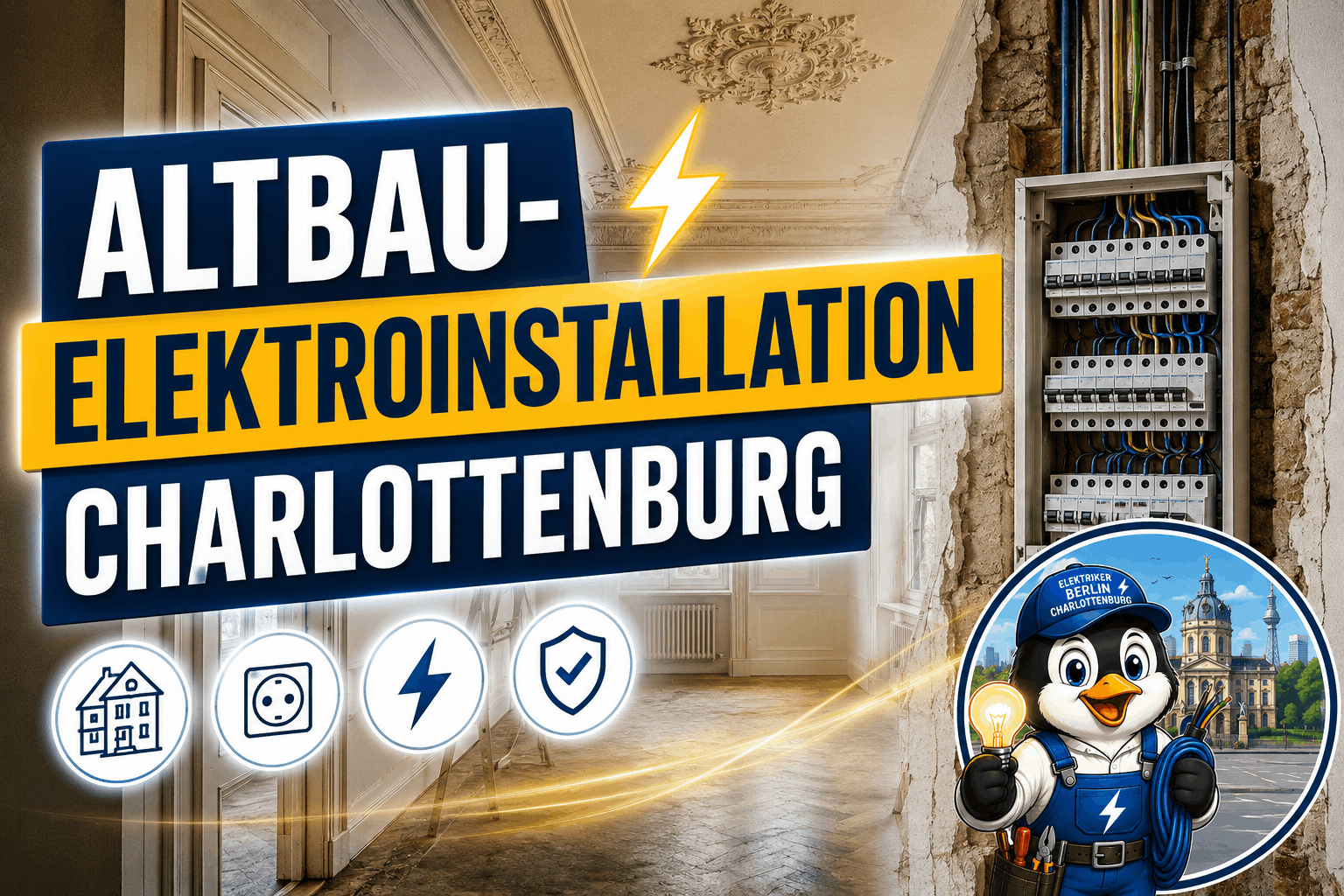 Altbau-Elektroinstallation Charlottenburg
