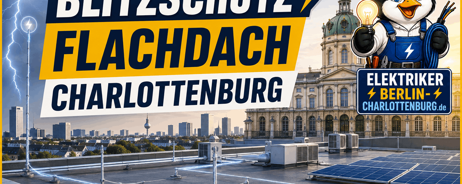 Blitzschutz Flachdach Charlottenburg