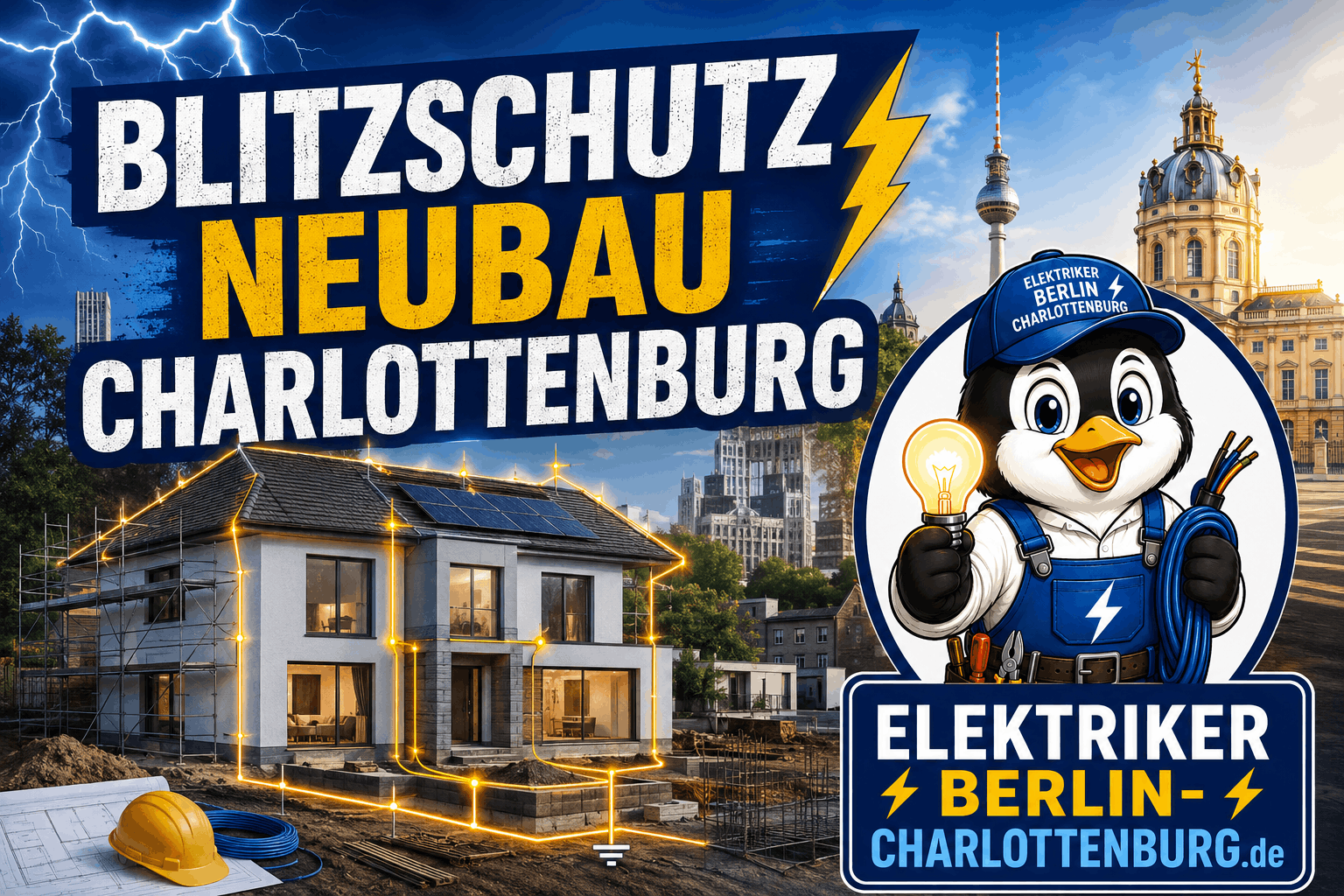 Blitzschutz Neubau Charlottenburg