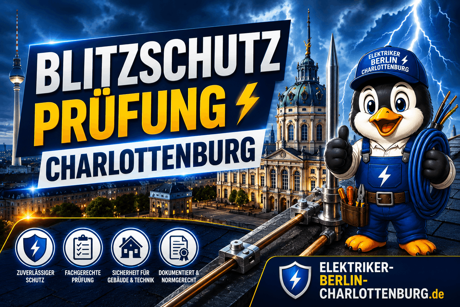 Blitzschutz Prüfung Charlottenburg
