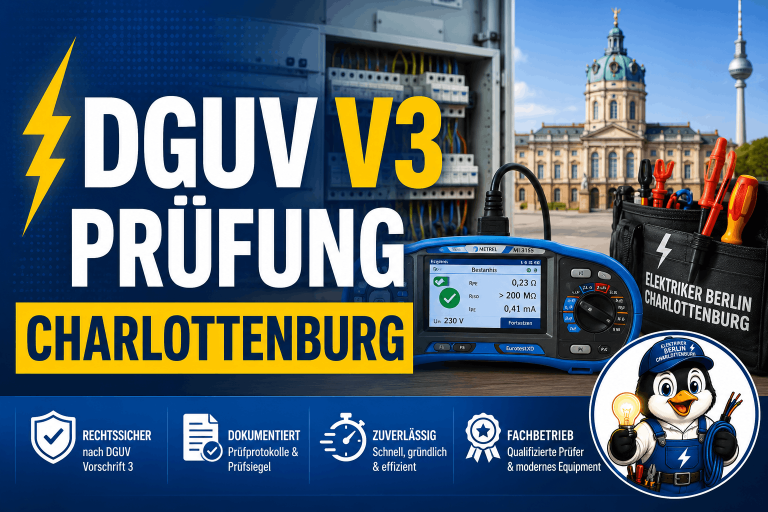 DGUV V3 Prüfung Charlottenburg