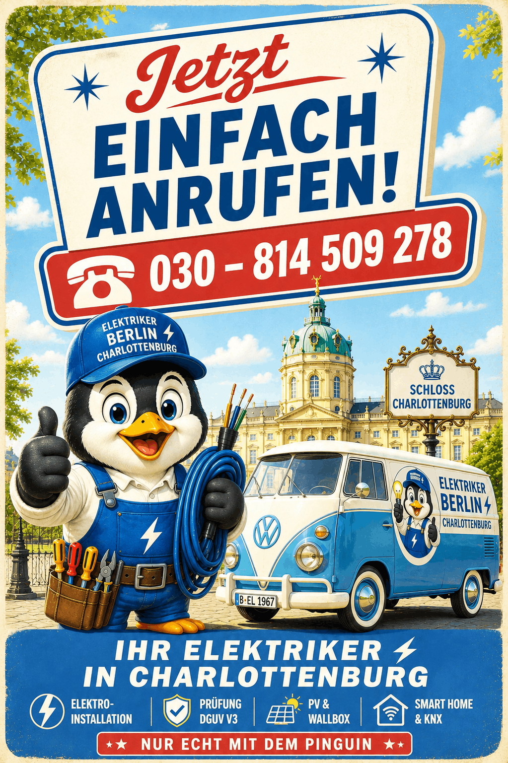Elektriker Berlin Charlottenburg Pinguin
