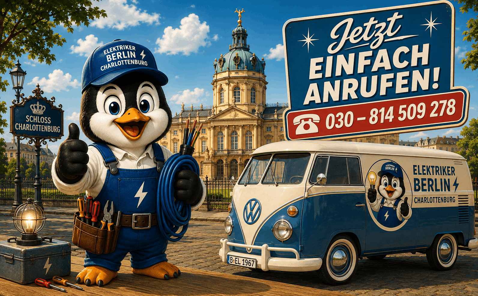 Elektriker Berlin Charlottenburg Pinguin