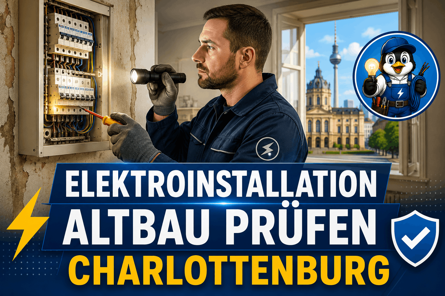 Elektroinstallation Altbau prüfen Charlottenburg