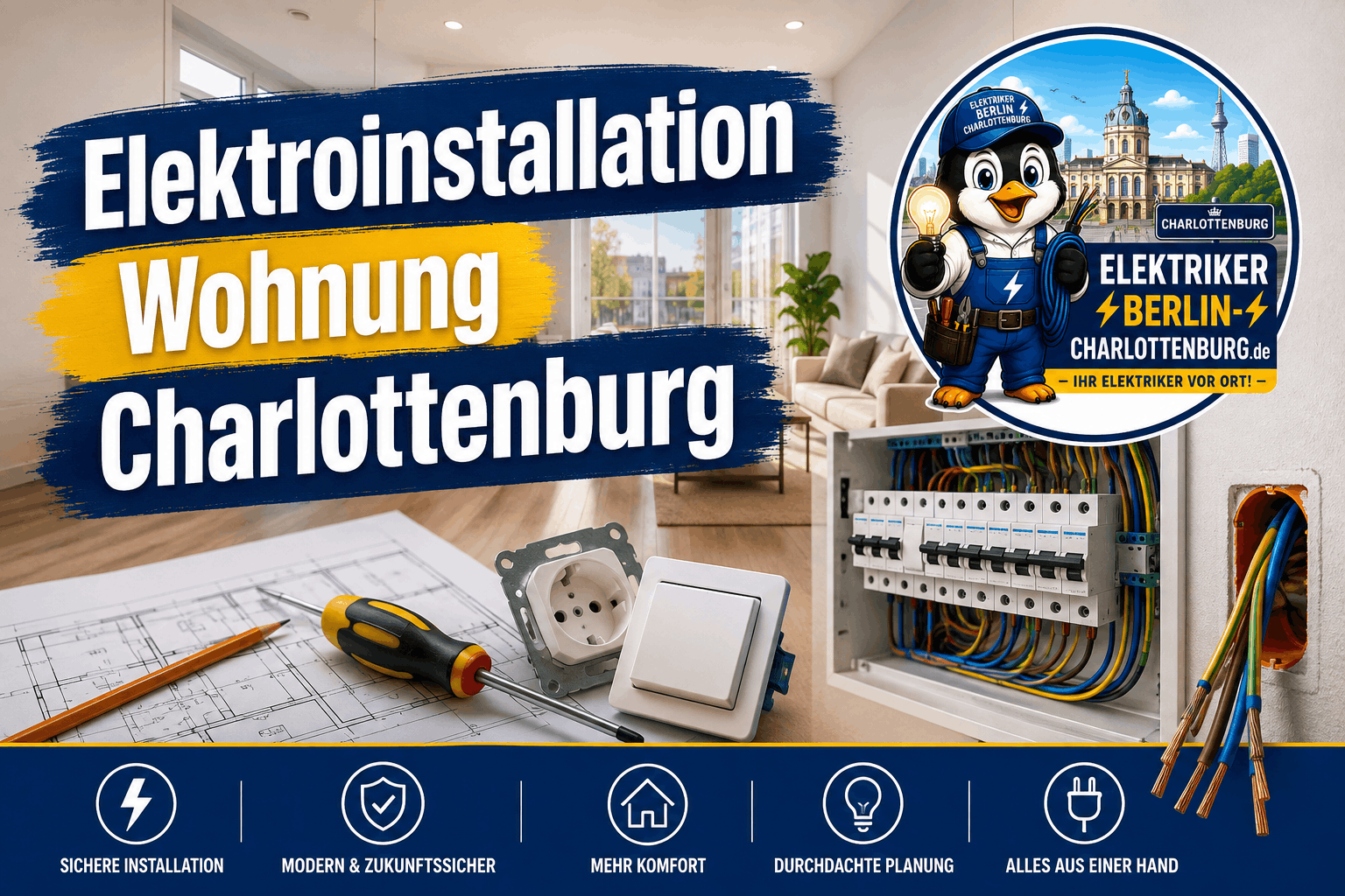 Elektroinstallation Wohnung Charlottenburg