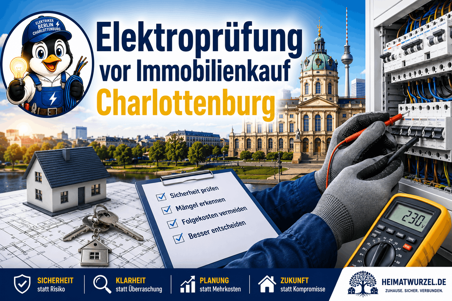 Elektroprüfung vor Immobilienkauf Charlottenburg