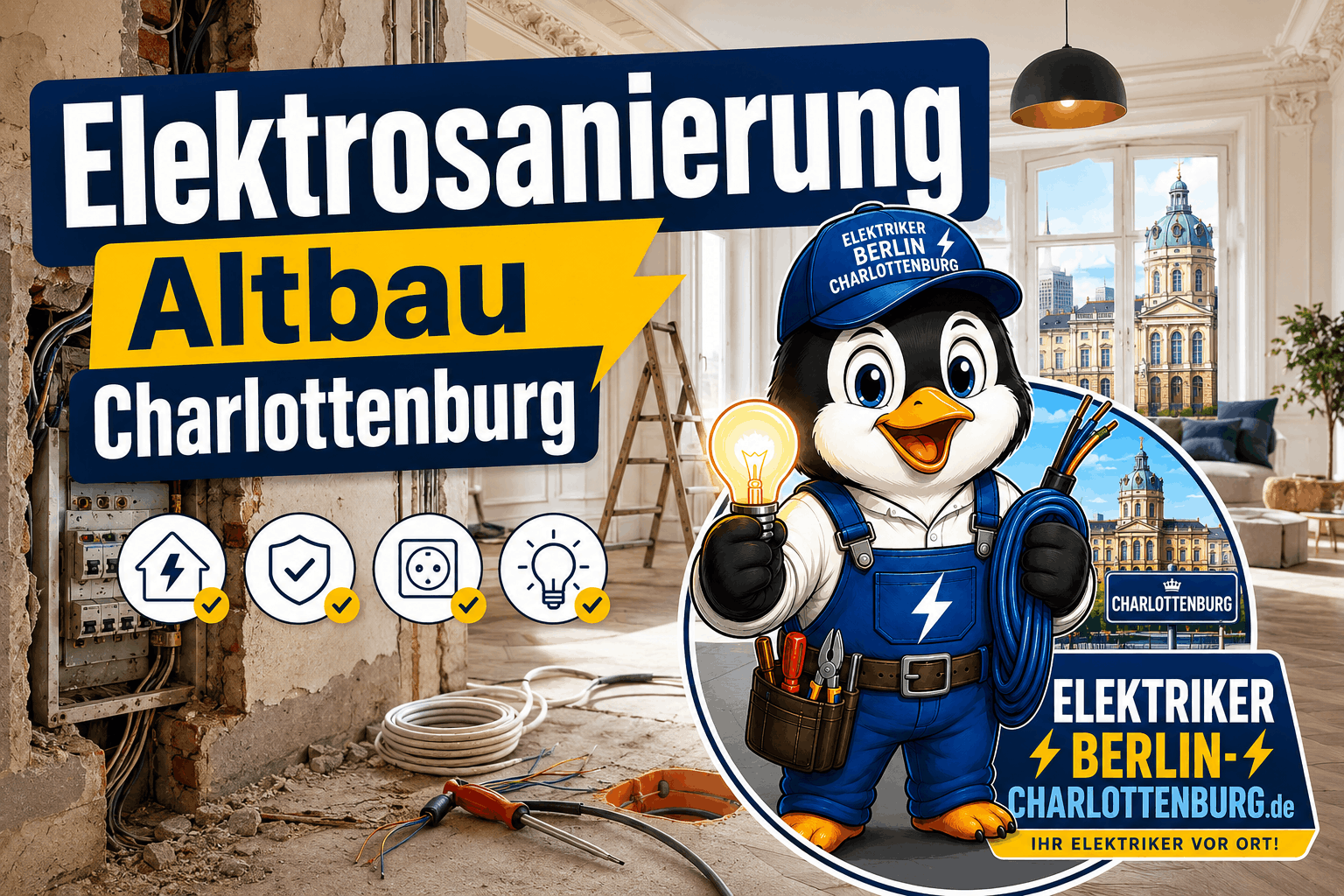 Elektrosanierung Altbau Charlottenburg