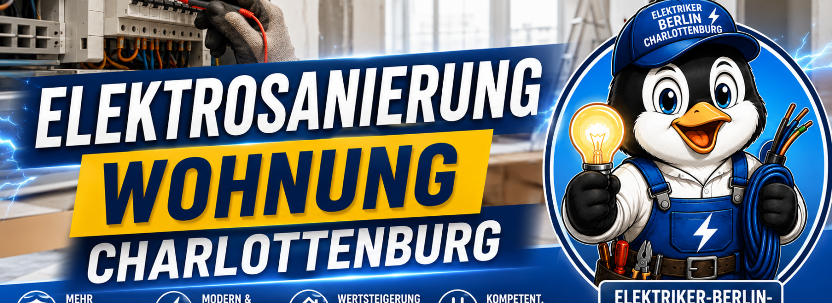 Elektrosanierung Wohnung Charlottenburg