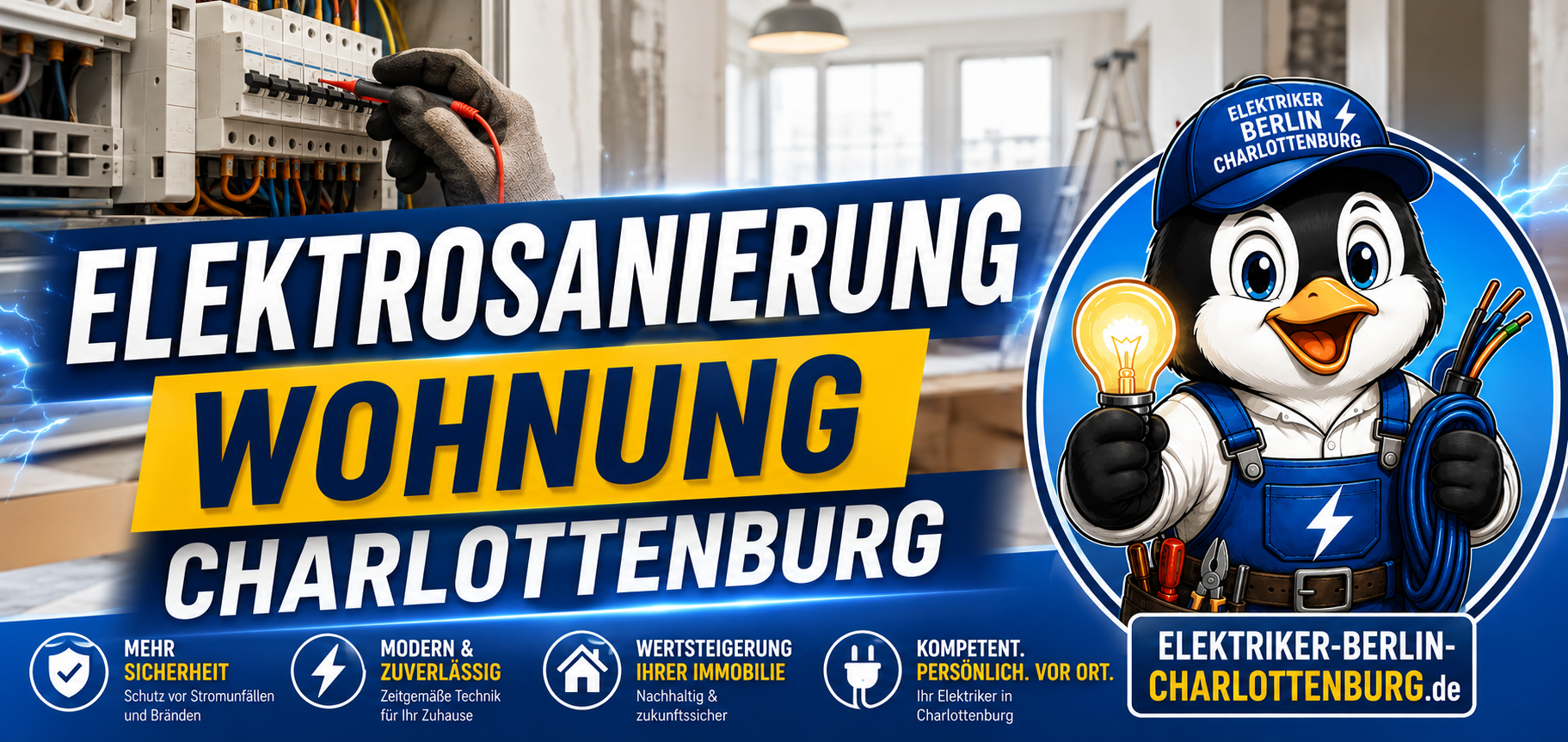 Elektrosanierung Wohnung Charlottenburg Elektrosanierung Wohnung Charlottenburg