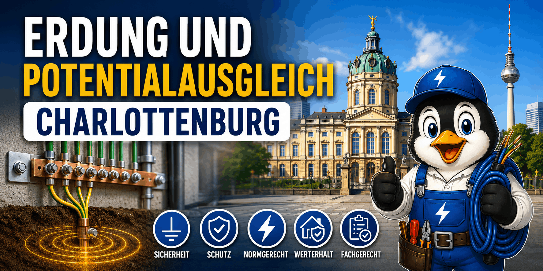Erdung und Potentialausgleich Charlottenburg