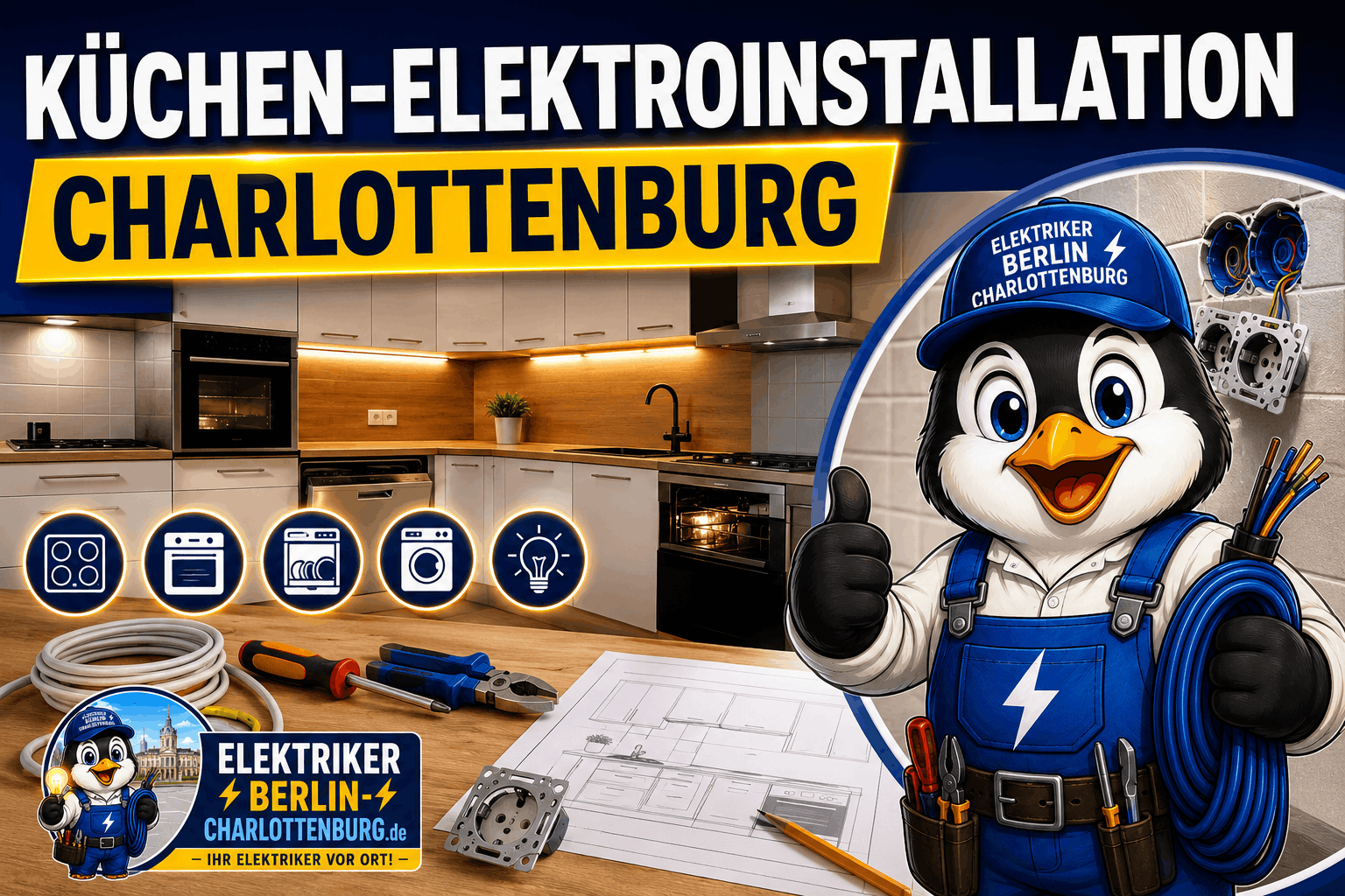 Küchen-Elektroinstallation Charlottenburg