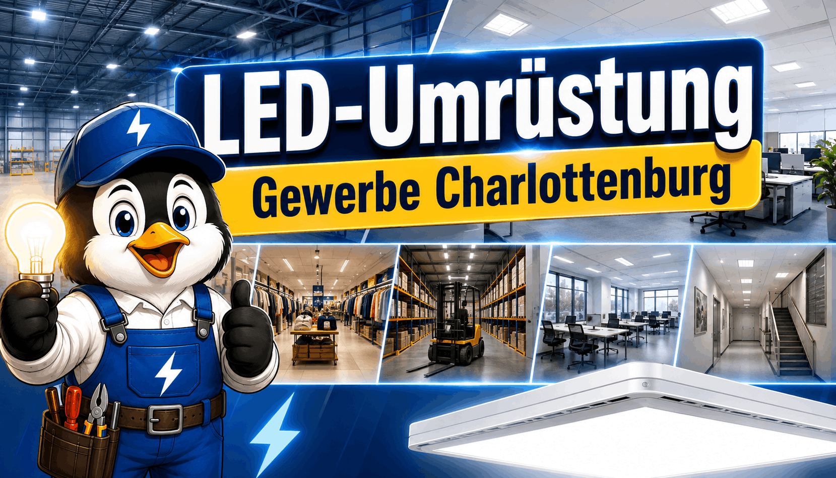 LED-Umrüstung Gewerbe Charlottenburg