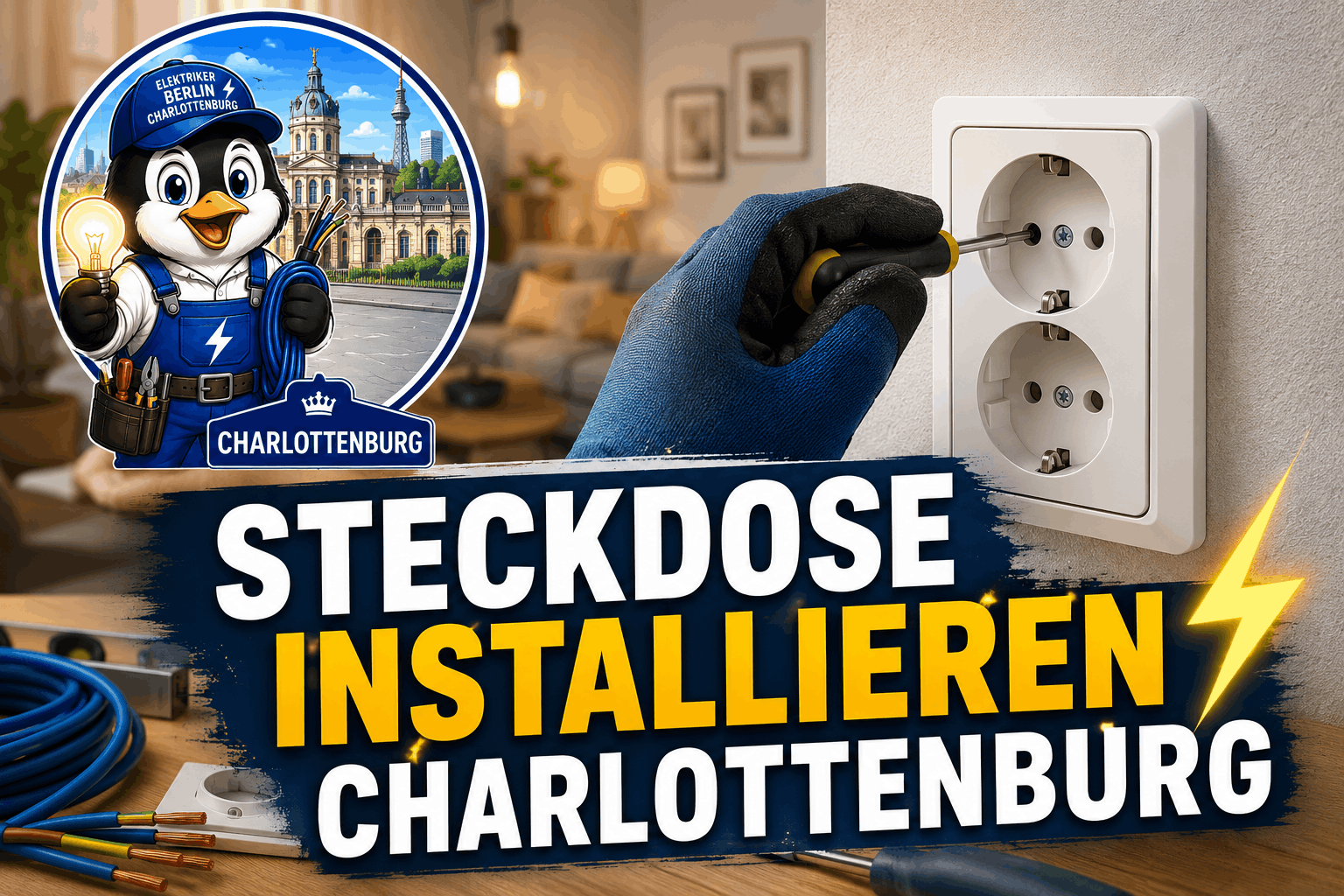 Steckdose installieren Charlottenburg