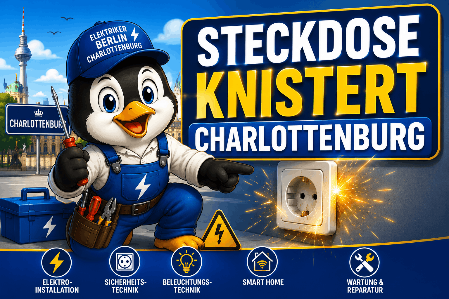 Steckdose knistert Charlottenburg