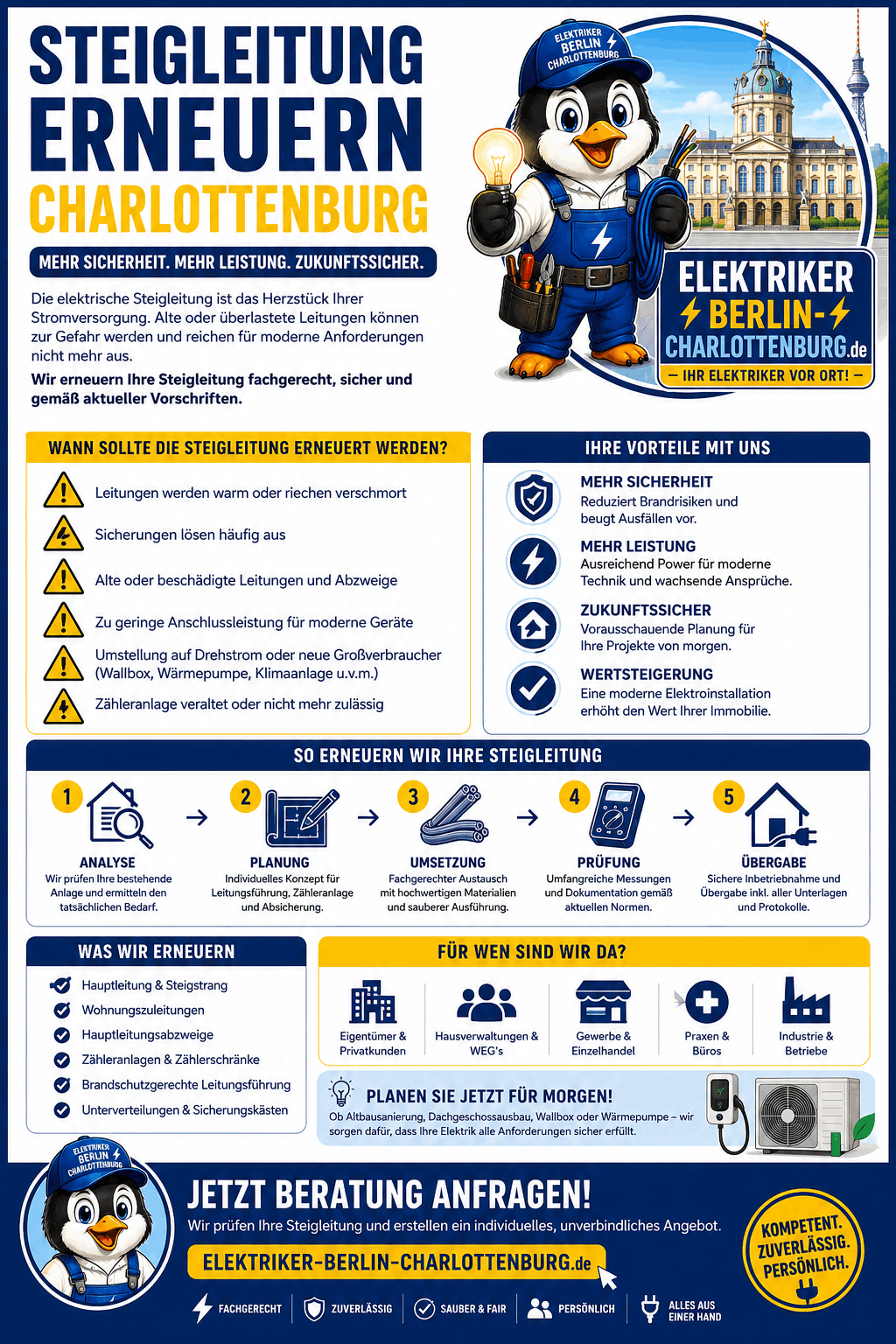 Steigleitung erneuern Charlottenburg Infografik