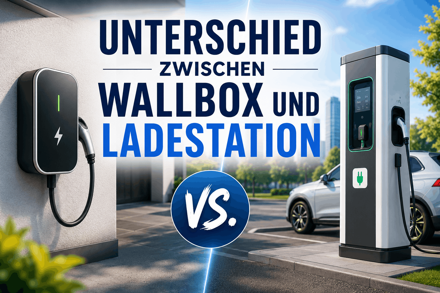Unterschied zwischen Wallbox und Ladestation