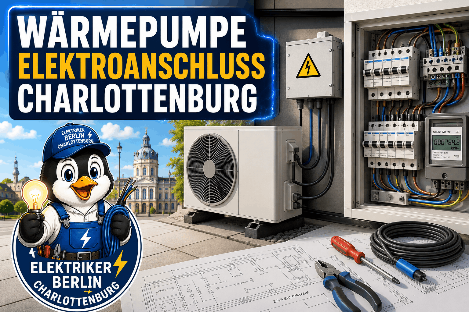 Wärmepumpe Elektroanschluss Charlottenburg
