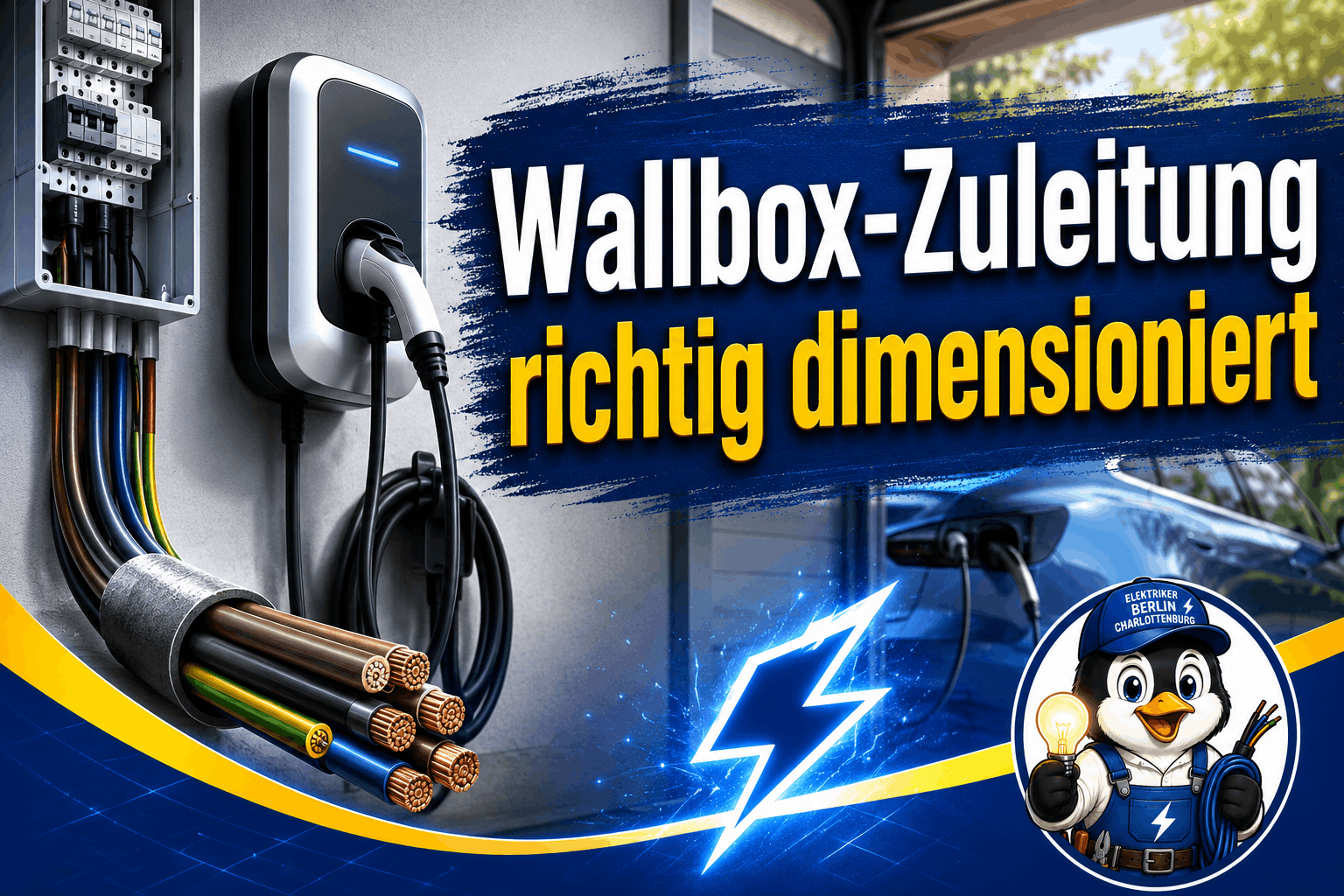 Wallbox-Zuleitung richtig dimensioniert