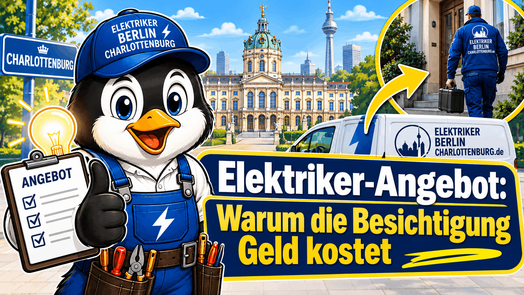 Elektriker-Angebot: Warum die Besichtigung Geld kostet